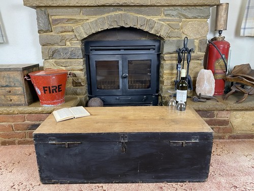 Old antique pine - pine, chest