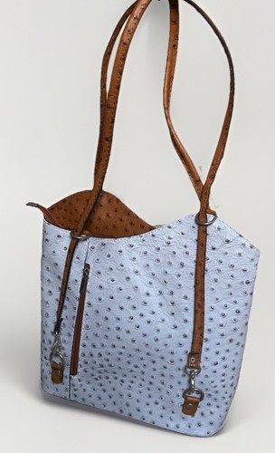 Borse pelle grey tan - in,