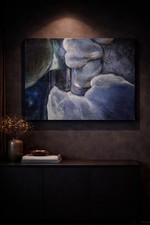 Dark Abstract Figurative Oil