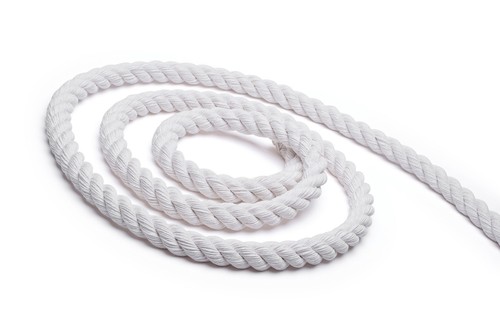 White twisted cotton - rope, 3