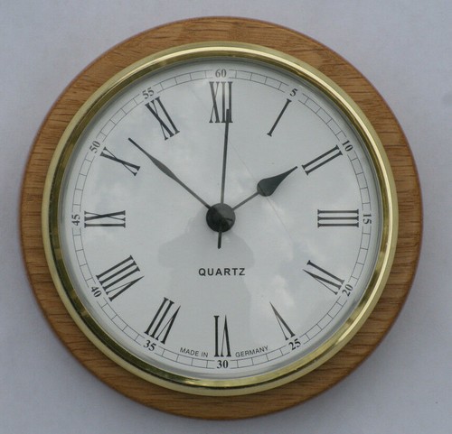 Oak clock for caravans - for,