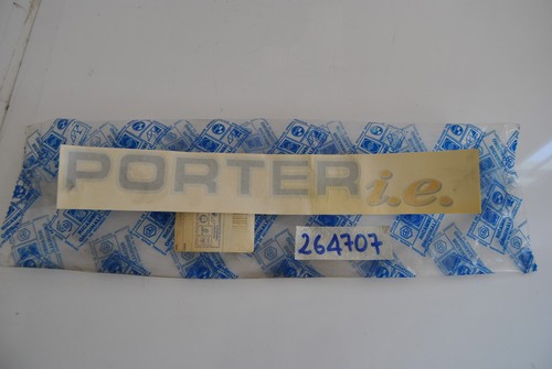 Piaggio porter name plate - piaggio,