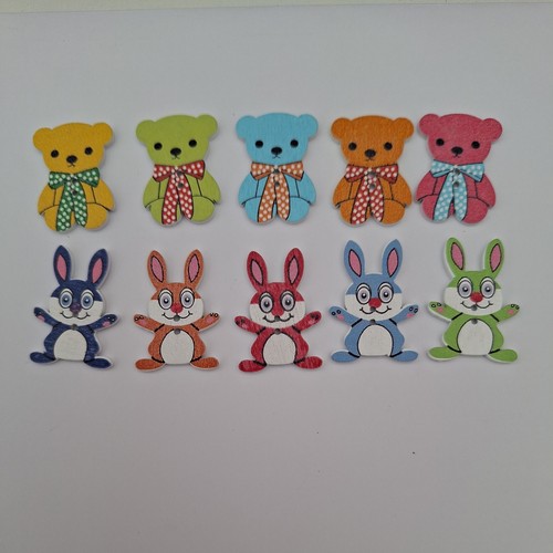 Large wooden multicoloured - 10,