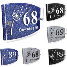 House Sign Door Number Plaque