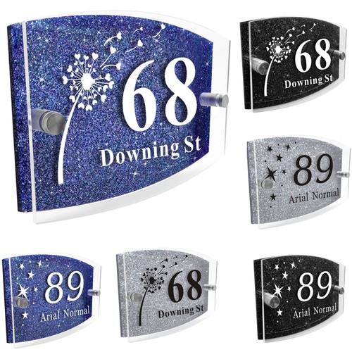 House sign door number plaque - sign,