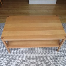 coffee table used wooden oak