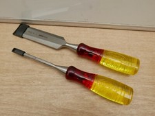 IRWIN MARPLES M373 32MM & 6mm SPLITPROOF BEVEL EDGE WOOD CHISELS 
