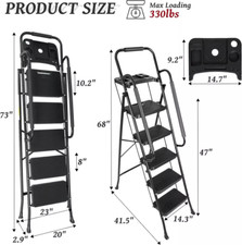Ladder with Handrails 330 lbs