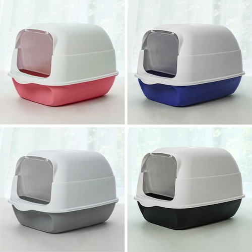 Cat litter tray hooded - cat,