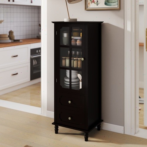 Cabinet with glass door 2 - cabinet,