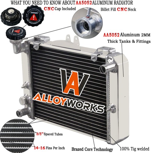 Rows aluminium radiator for - rows,