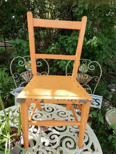 Vintage mid century orange - mid,