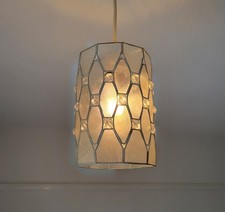 Vintage Capiz Shell Lampshade