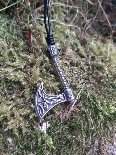 Viking axe pendant necklace - viking, |