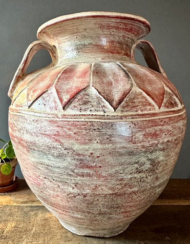Large studio pottery amphora - large,