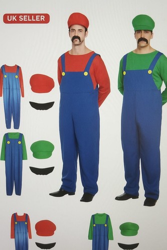 Mens adult super mario and - adult,