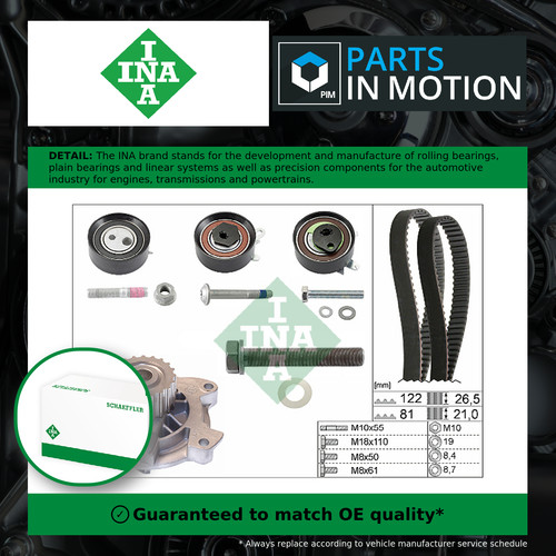 Timing belt water pump - &,