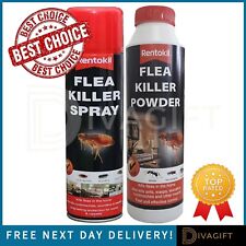 FLEA KILLER SPRAY POWDER 300ML FLEAS SPRAY FOR HOME DUST MITE HOUSEHOLD RENTOKIL