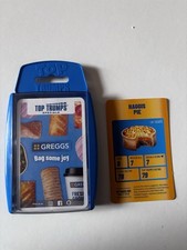 Greggs Top Trumps Specials Collectible Cards With Gold Edition Haggis Pie