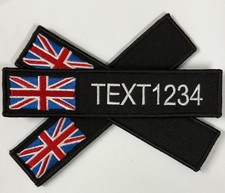 3 x Black Name Tapes Colour