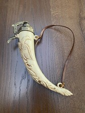 Horn Powder flask Reenactment