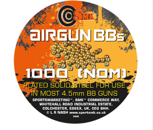 Pellets 5mm steel - bb, gold