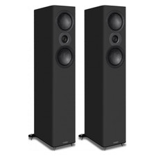 Mission QX-3 MKII Speakers - Pair Matte Black Floorstanding Loudspeakers Tower