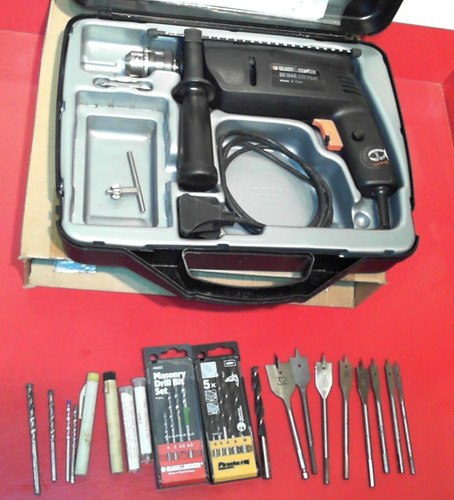 Black decker drill - black, bd154r