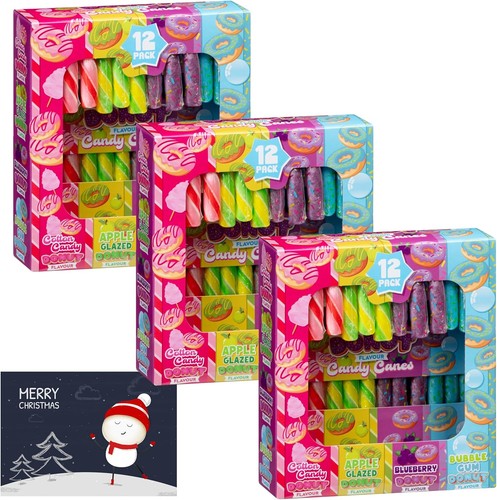 Boxes candy canes - of,