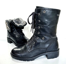 Ladies CLARKS Artisan Gore-Tex Black Lower calf Boots Size UK 5.5 D Great Cond