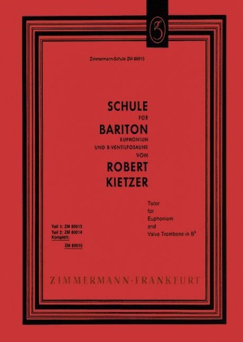 Tutor for euphonium and valve - for,
