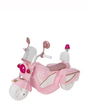 EVO Dream Trike Pink 6V Electric Ride On Lights Reverse Storage Boxes Kids Toy