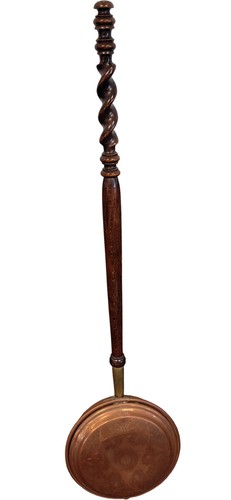 Antique copper bed - antique, with