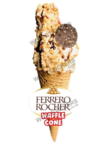 Ice cream van sticker ferrero - sticker,