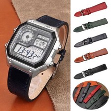 Man Genuine Leather Strap Loop