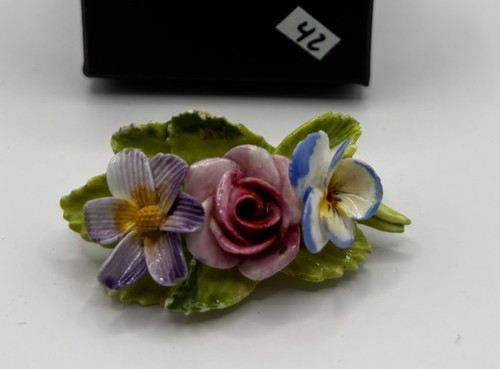 Vintage hand painted bone - vintage,