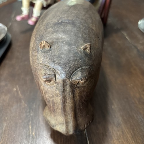 Vintage teak wood large - wood?,
