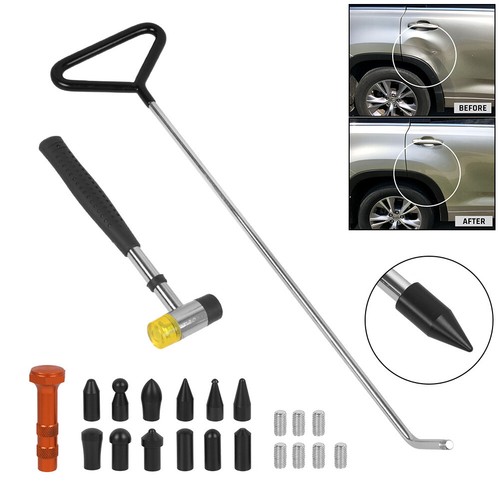 Paintless dent repair - dent, rod