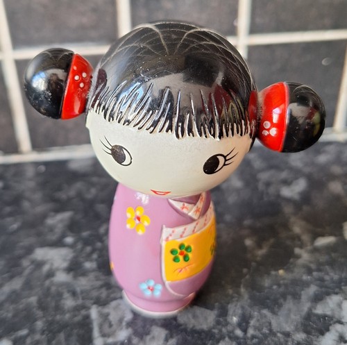 Japanese wooden kokeshi doll - kokeshi,