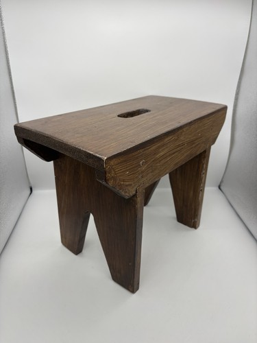 Vintage wooden milking stool - vintage,