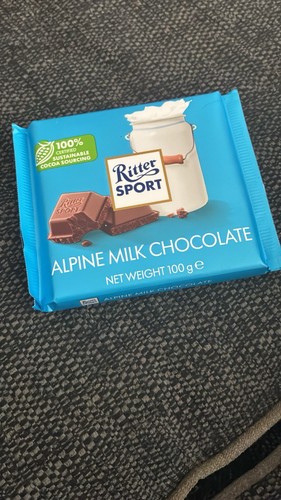 Ritter sport milk chocolate - ritter,