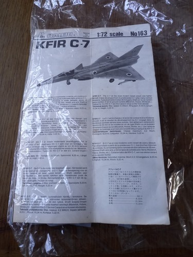Italeri 163 kfir c - italeri,