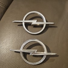 Opel Commodore A Genuine Badges Logo Emblem 2899154 and 2885331 Used 