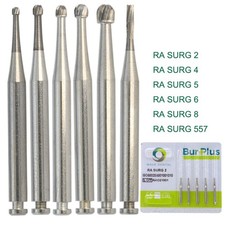 Wave Dental Carbide Bur Latch Oral Surgical 26mm Long Shank for Contra Angle