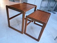 NEST OF 2 TEAK COFFEE