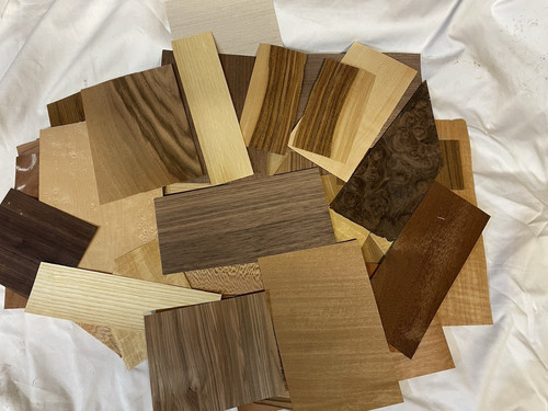 Mixed veneer 400g pack real - veneer,