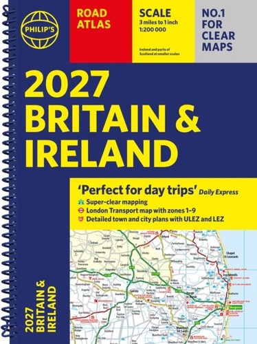 Philip 2027 road atlas - road,