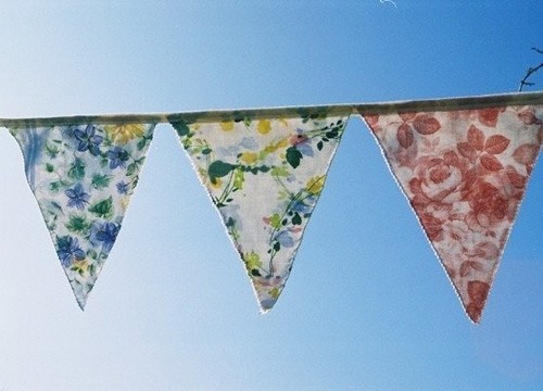 Handmade floral fabric - floral,