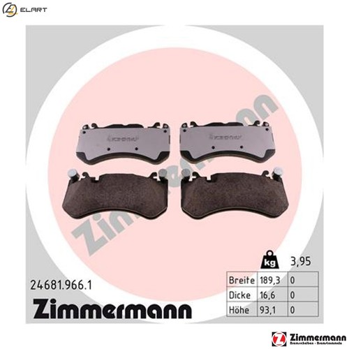 Brake pad set - brake,
