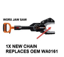 6" Replacement Chain replaces WA0161 WORX Fit WG307 WG308 WG320 WG321 JawSaw